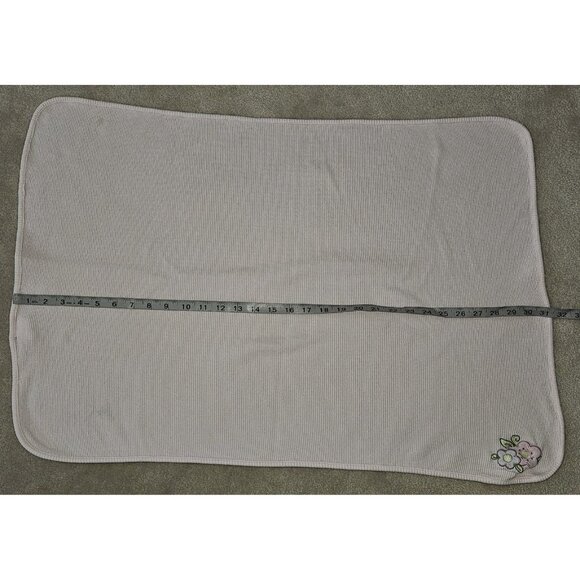Baby Connection Flowers Pink Waffle Knit Cotton Thermal Baby Blanket 21x31 READ - Picture 7 of 10